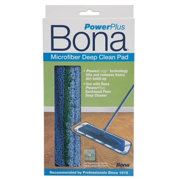 Bona PowerPlus Microfiber Deep Clean Pad for Hardwood Floors