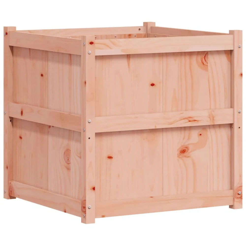 Garden Planter 27.6x27.6x27.6 Inches Solid Wood Douglas Outdoor Decor