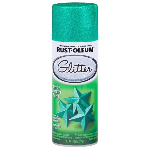 Rust-Oleum Specialty Glitter Spray Paint Turquoise 10.25 Oz