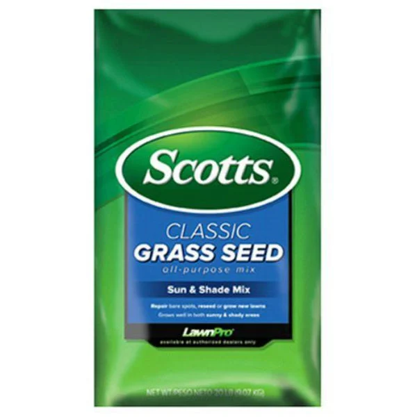 Scotts 17185 Classic Grass Seed Sun & Shade Mix 7 Lbs Lawn Care