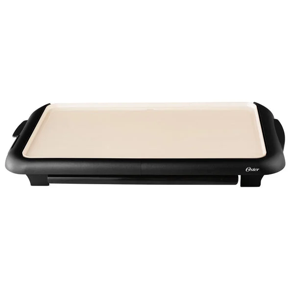 Oster CKSTGRFM18W-ECO 10X18 Inch Dura Ceramic Griddle with Warming Tray