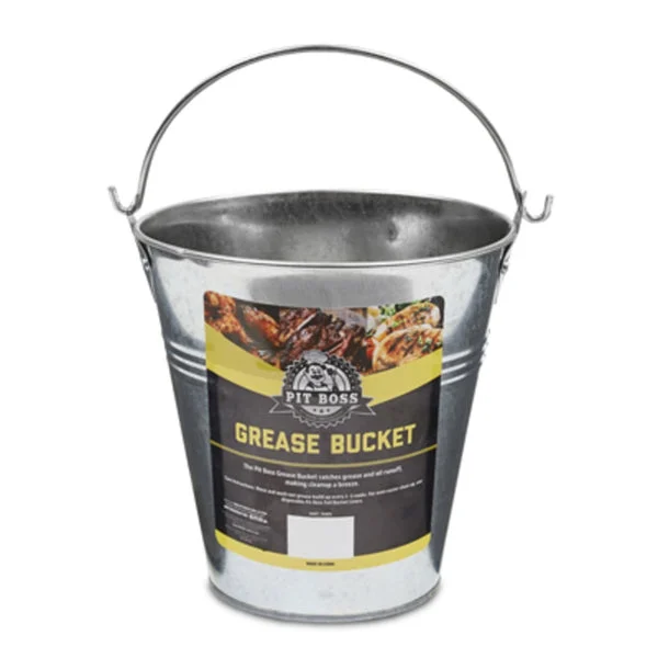 Pit Boss 74400 Grease Bucket Steel Durable Outdoor Grill Accessory