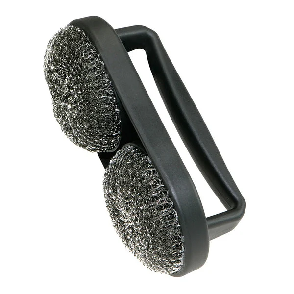 Mr. Bar-B-Q 06470Y Double Headed Scrubber Grill Brush Heavy Duty BBQ Cleaning Tool