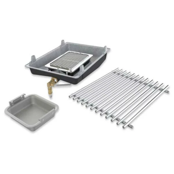 Broil King 18674 Infrared Side Burner Kit - Propane Gas 10,000 BTU Grill Accessory