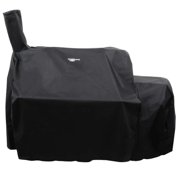 Oklahoma Joe's Highland Offset Smoker Cover Black Weatherproof Protection
