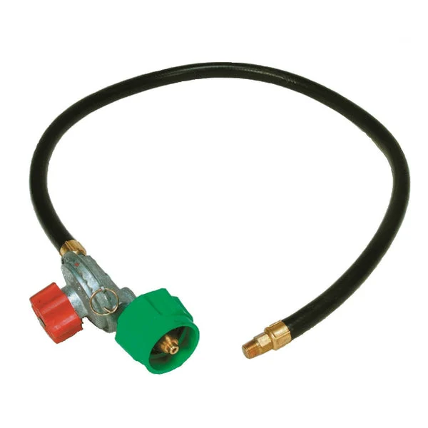 King Kooker High Pressure Adjustable Hose & Regulator with MPT & Orifice for Grills