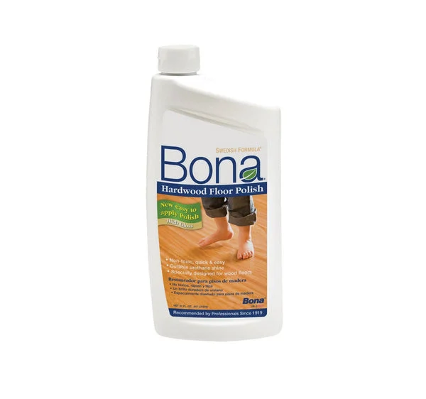 Bona WP510051002 Hardwood Floor Polish High Gloss 32 Oz for Shiny Wood Floors