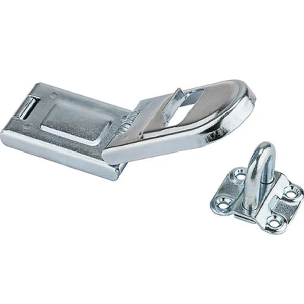 National Hardware N226-510 Hinged Safety Hasp 6-1/2 Inch Secure Lock