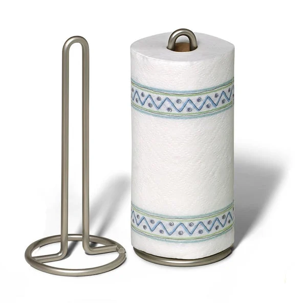 Spectrum 41078 Euro Paper Towel Holder Satin Nickel