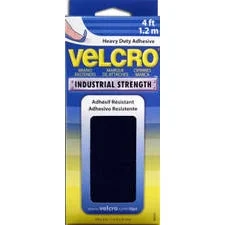 Waterproof Velcro Black 2 Inch x 4 Feet Heavy Duty Hook and Loop Tape