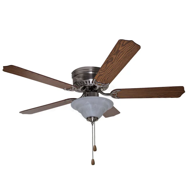 Boston Harbor CF-B-652+1F242BN Hugger Ceiling Fan Brushed Nickel
