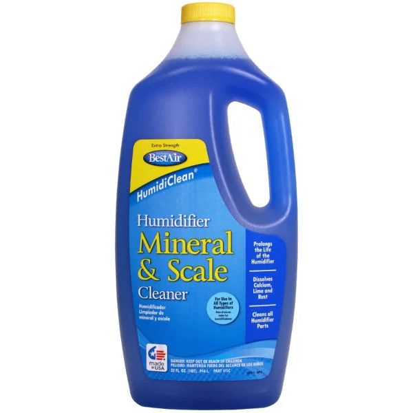 BestAir 1C Humidiclean Extra Strength Humidifier Cleaner 32 Oz for Deep Cleaning and Maintenance