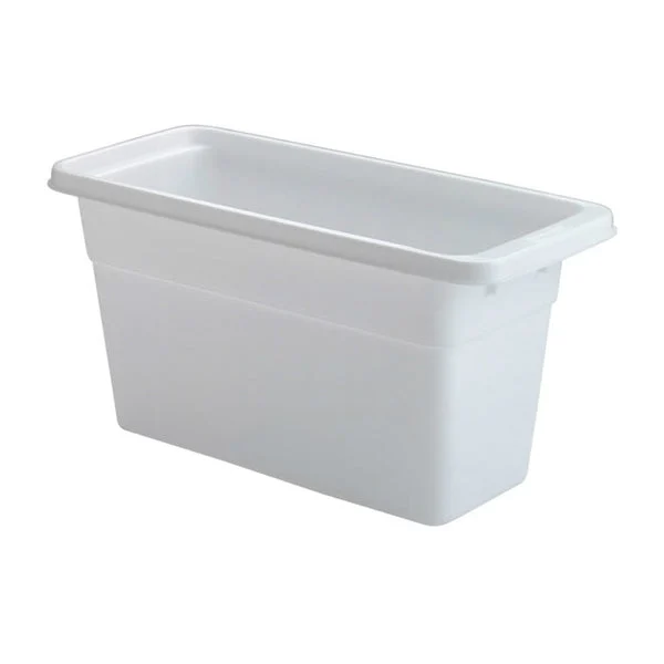 Rubbermaid 2862-RD-WHT White Ice Cube Bin for Freezer Storage