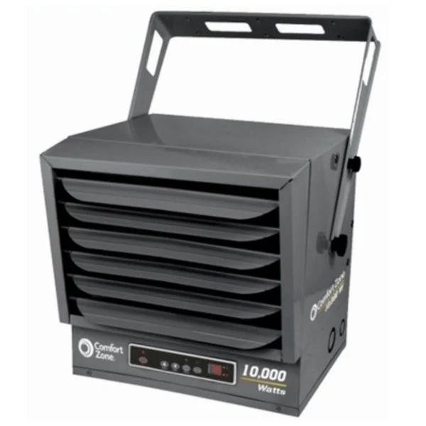 Comfort Zone CZ260ERG Heavy Duty Industrial Heater 10000 Watts for Large Spaces
