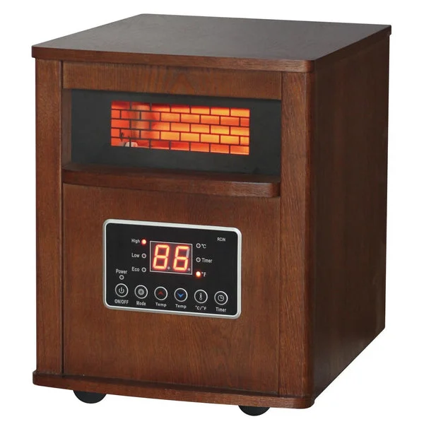 Comfort Glow DH2000C Infrared Quartz Comfort Furnace with Remote 5120 BTU for Indoor Heating