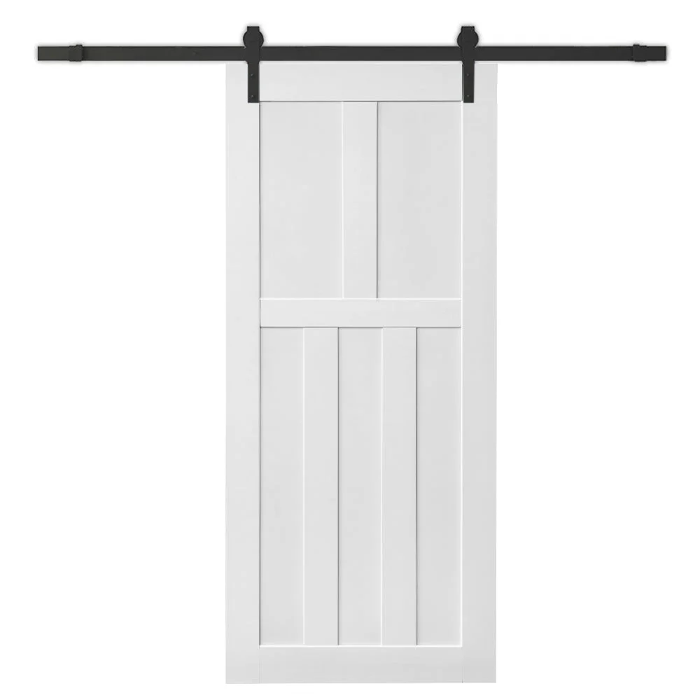 36X84 Inch Five Panel Real Primed Door Slab DIY Panel Door Modern Interior