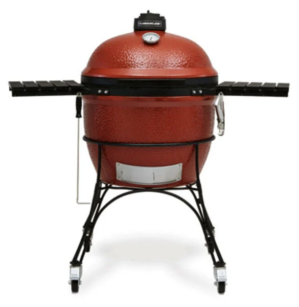 Kamado Joe BJ24RHC Big Joe Kamado Style Grill with Metal Cart 450 Sq.In 24 Inches