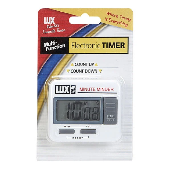 LUX CU100-006 Mute Mode Digital Kitchen Timer with Large Display
