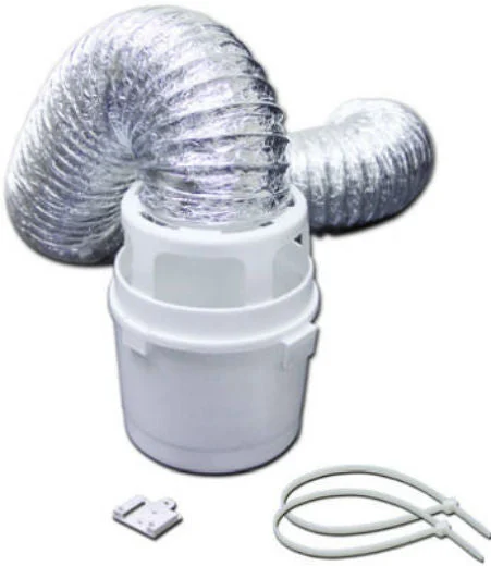 Lambro 211L Lint Trap Kit Lama Flex 4 Inch x 5 Feet for Dryer Vent Cleaning