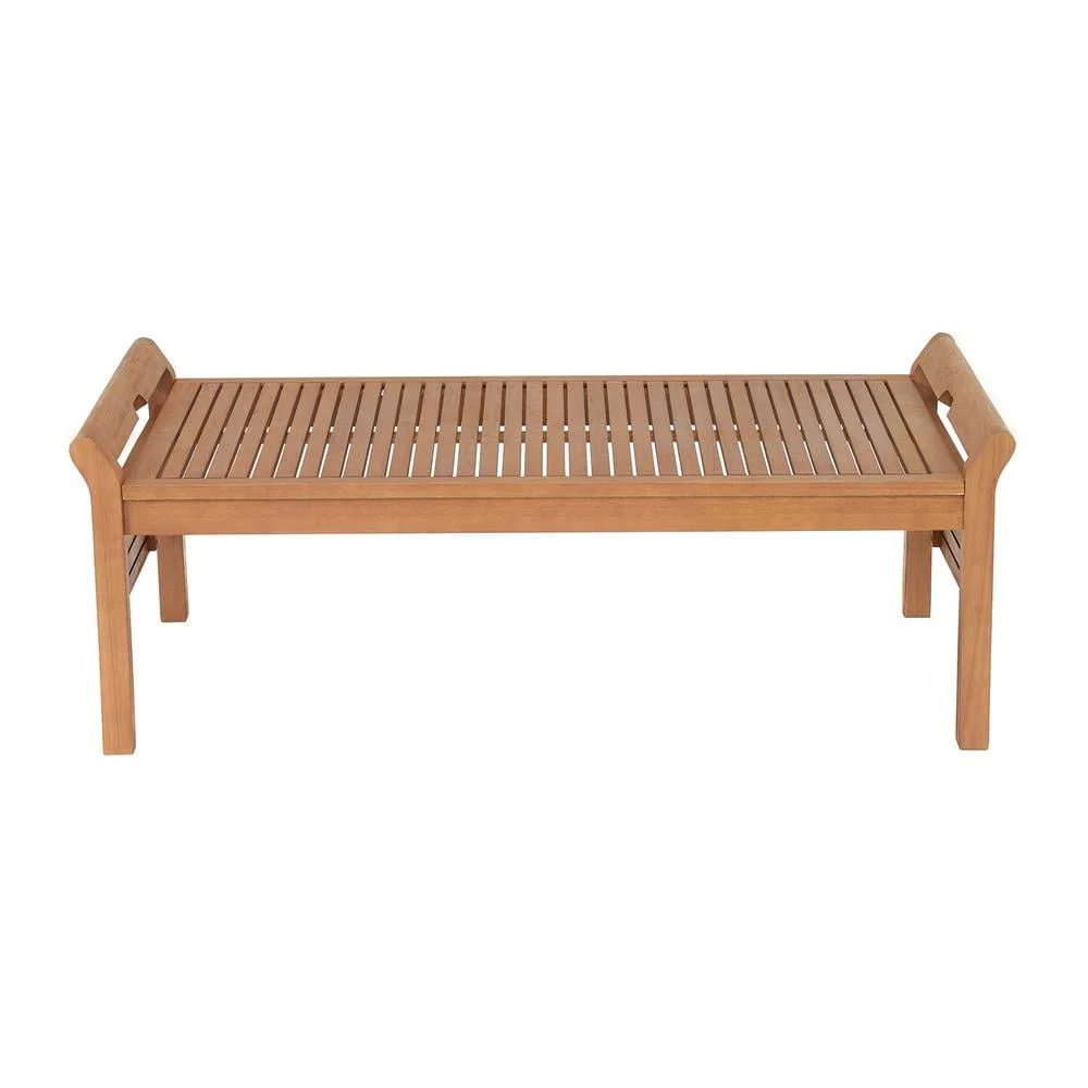 Alaterre Berkshire Natural Live Edge 42in Wood Coffee Table Rustic Home Decor