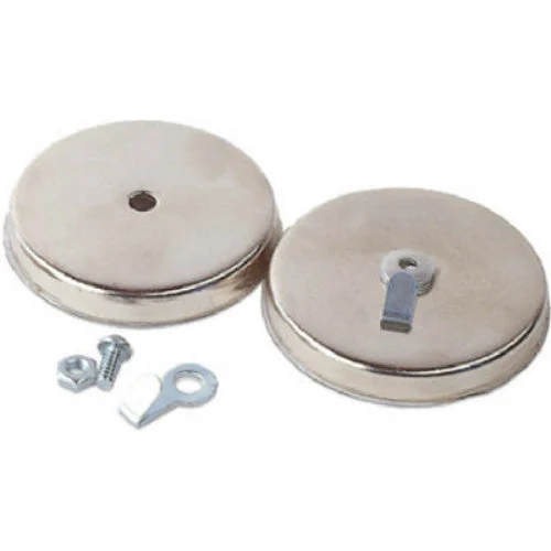 Master Magnetics 07254 Magnetic Decor Hooks 2-Pack for Home and Office