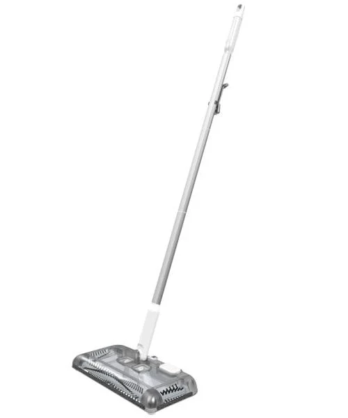 Black+Decker HFS115J10 Floor Sweeper Lightweight Manual Carpet and Hard Floor Cleaner