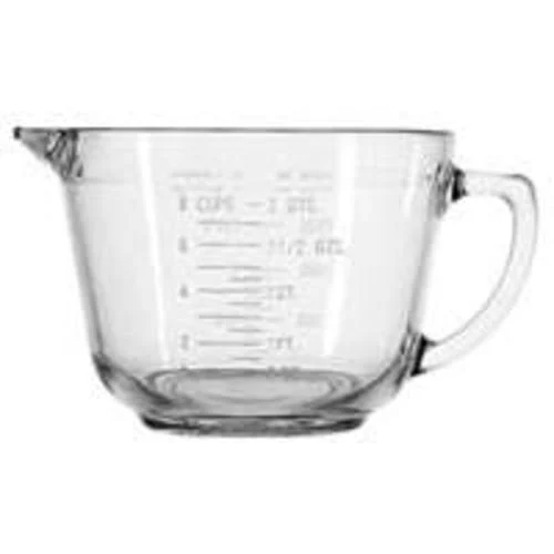 Anchor Hocking 81605L11 Measuring Cups Clear 2 Quart for Liquid and Dry Ingredients