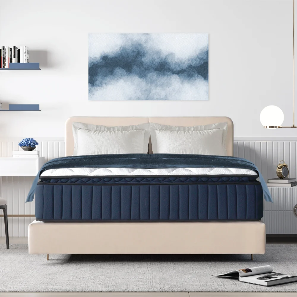 California King Opulence 14 Plush Pillow Top Memory Foam Mattress