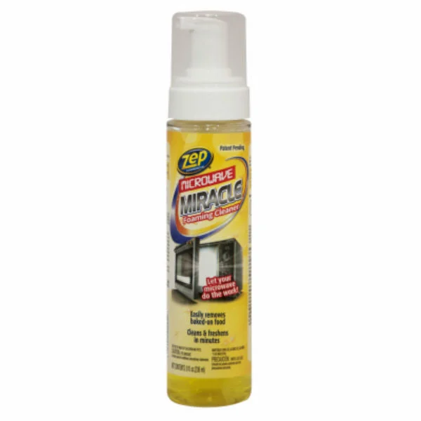 Zep Commercial Microwave Miracle Foaming Cleaner Fresh Citrus 8 Ounces