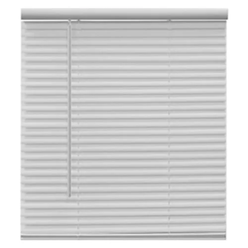 Homepointe 29" x 64" Cordless PVC Light Filtering Mini Blind in White