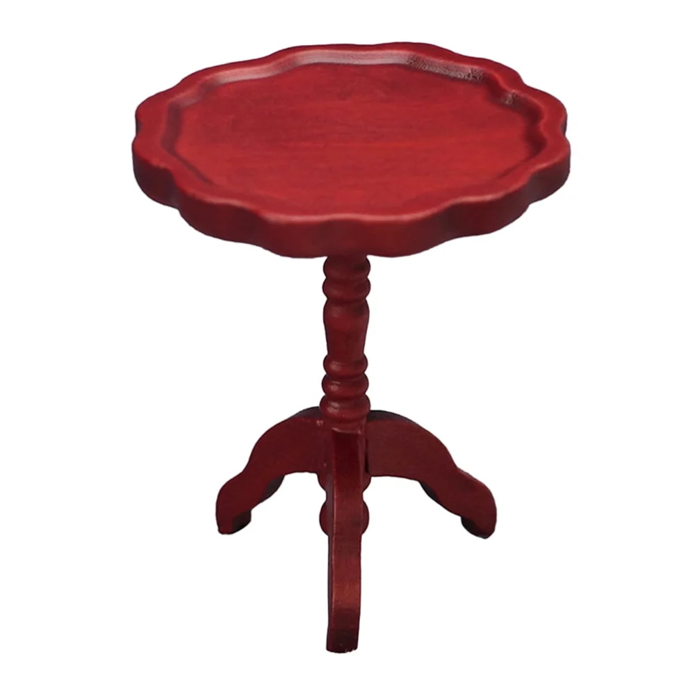 Mini Coffee Table Model Small Wooden Table Miniature Furniture for Display