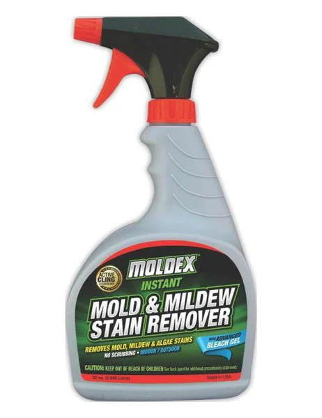 Moldex 7010 Mold & Mildew Stain Remover 32 Oz Powerful Cleaner for Bathrooms