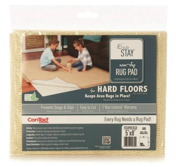 Vantage Industries V14738 5x8 Foot Eco Stay Non Slip Rug Pad