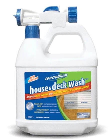 Concrobium 126-056 House & Deck Wash 68 Oz Outdoor Cleaner Mold & Mildew Remover