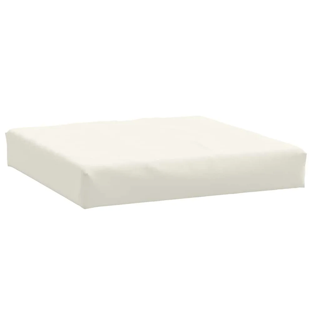 Melange Cream Pallet Cushion 23.6x23.6x3.7 Inches Soft Fabric for Outdoor Comfort