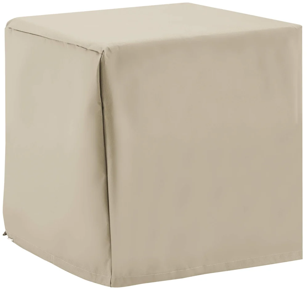 Crosley Furniture Heavy-Gauge Reinforced Vinyl Outdoor End Table Cover Tan