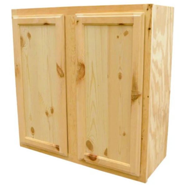 Kapal Kitchens UC188424-PFP Unfinished Pine Pantry Cabinet 18 Inch x 84 Inch Assembled