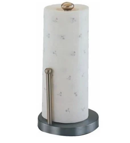 Simple Spaces L1070-26-02-M Satin Nickel Paper Towel Holder for Kitchen