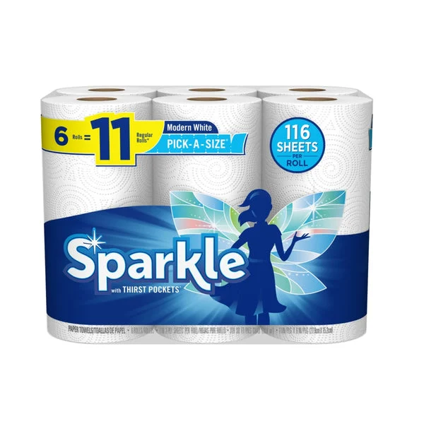 Sparkle 22130 Paper Towels White High Absorbency Household Essential