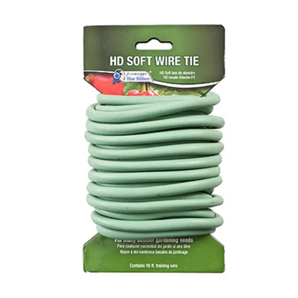 Midwest Air T005GT 16 Feet Heavy Duty Soft Coated Wire Tie for Gardening