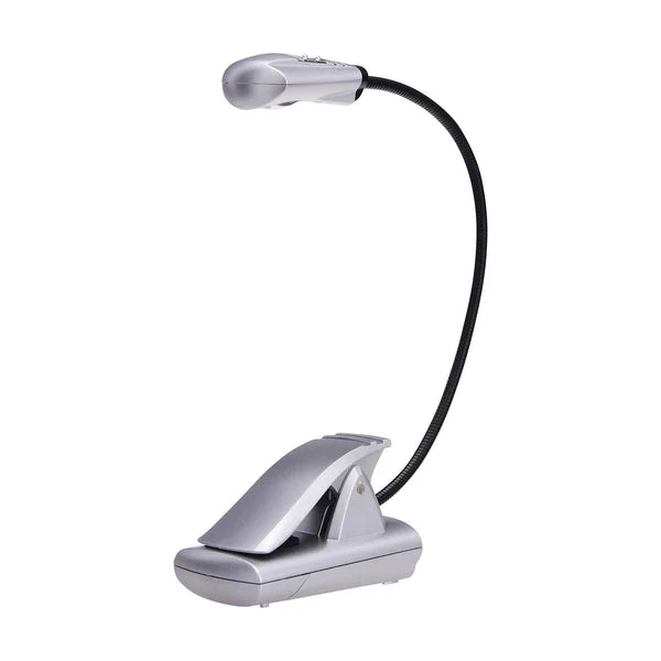 Fulcrum 20010-301 Light It! Multiflex LED Reading Light Clip On Silver