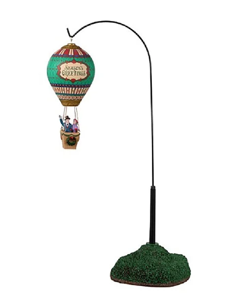 Lemax 24955 Christmas Victorian Hot Air Balloon Resin Village Figurine