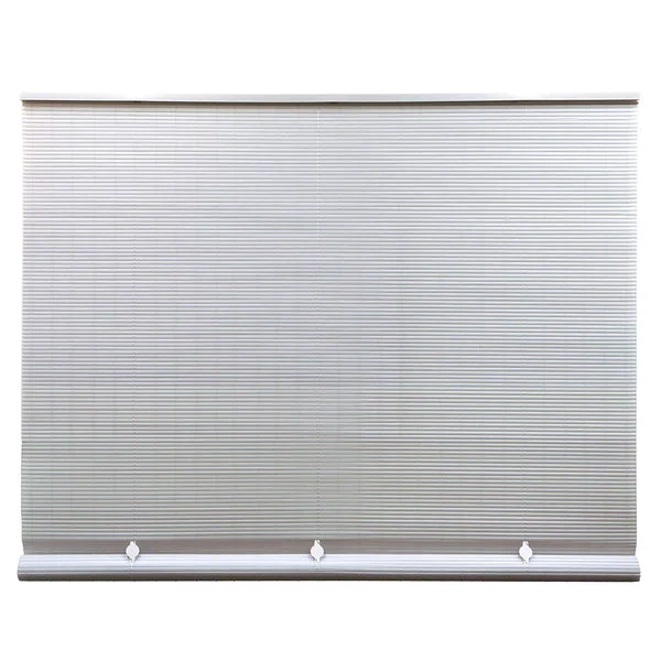 Lewis Hyman 3320166 Cord Free 1/4 Inch Oval Roll Up Blind PVC Shade White 72x72 Inches