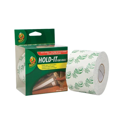 Duck Hold-It For Rugs Non-Slip Latex Roll Tape 2.5 x 25 Feet