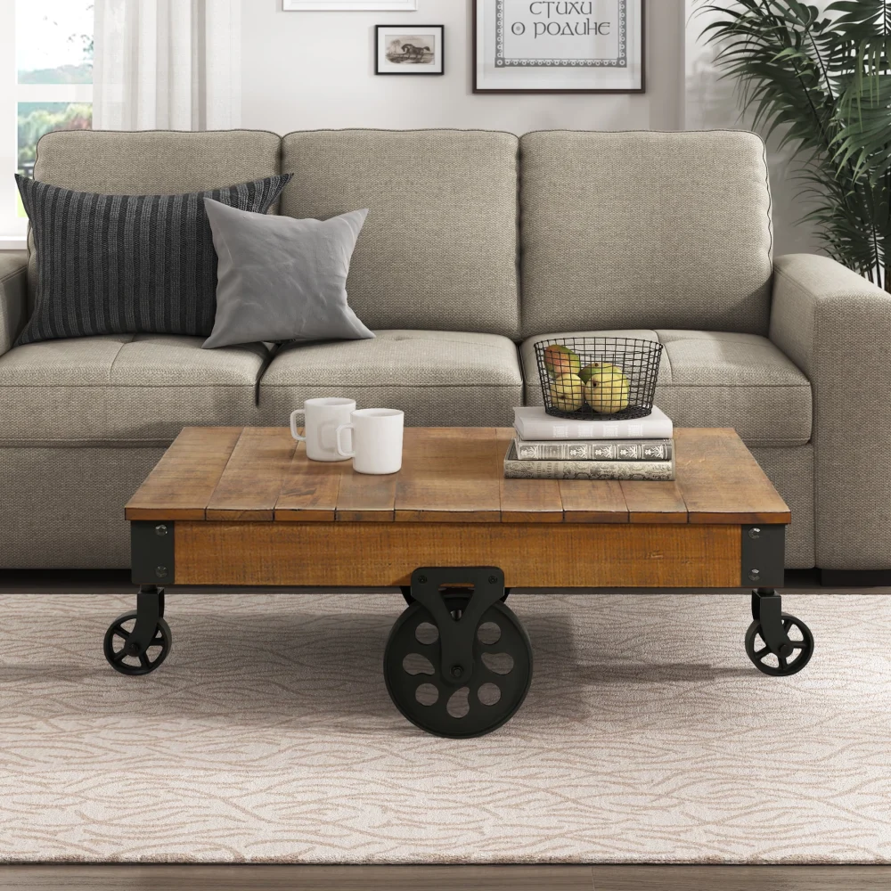 OakvillePark Hingham Coffee Table Rustic Brown