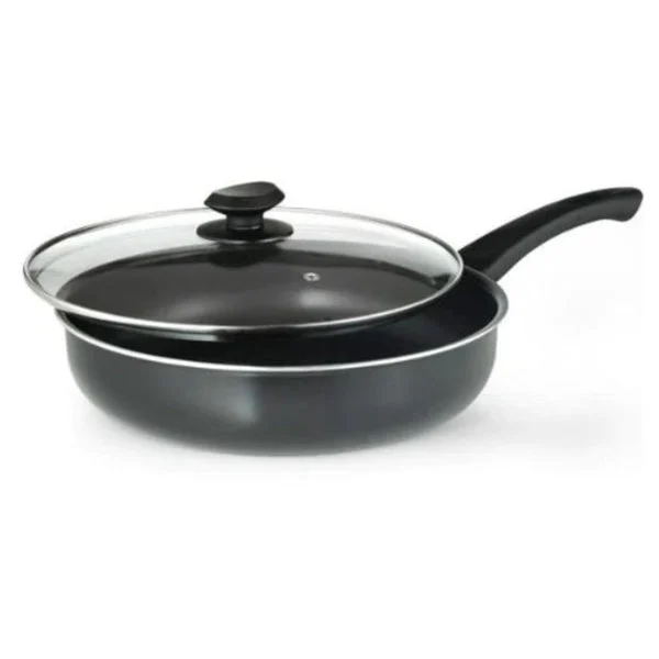 Elements EEGY-9528 Deep Saute Pan 4.5 Quart Non Stick Cooking Pan