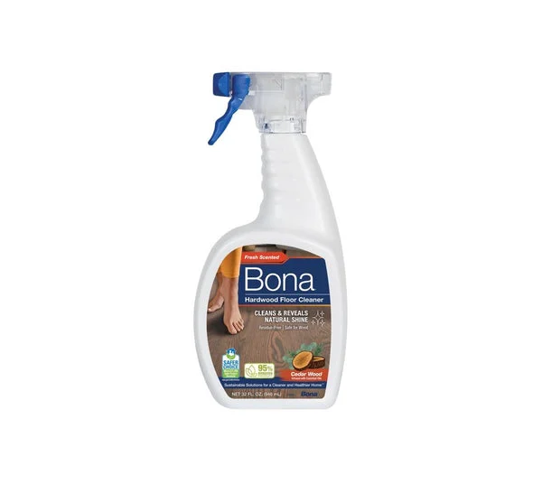 Bona WM700051223 Hardwood Floor Cleaner Cedarwood Scent 32 Oz for Fresh Smelling Floors