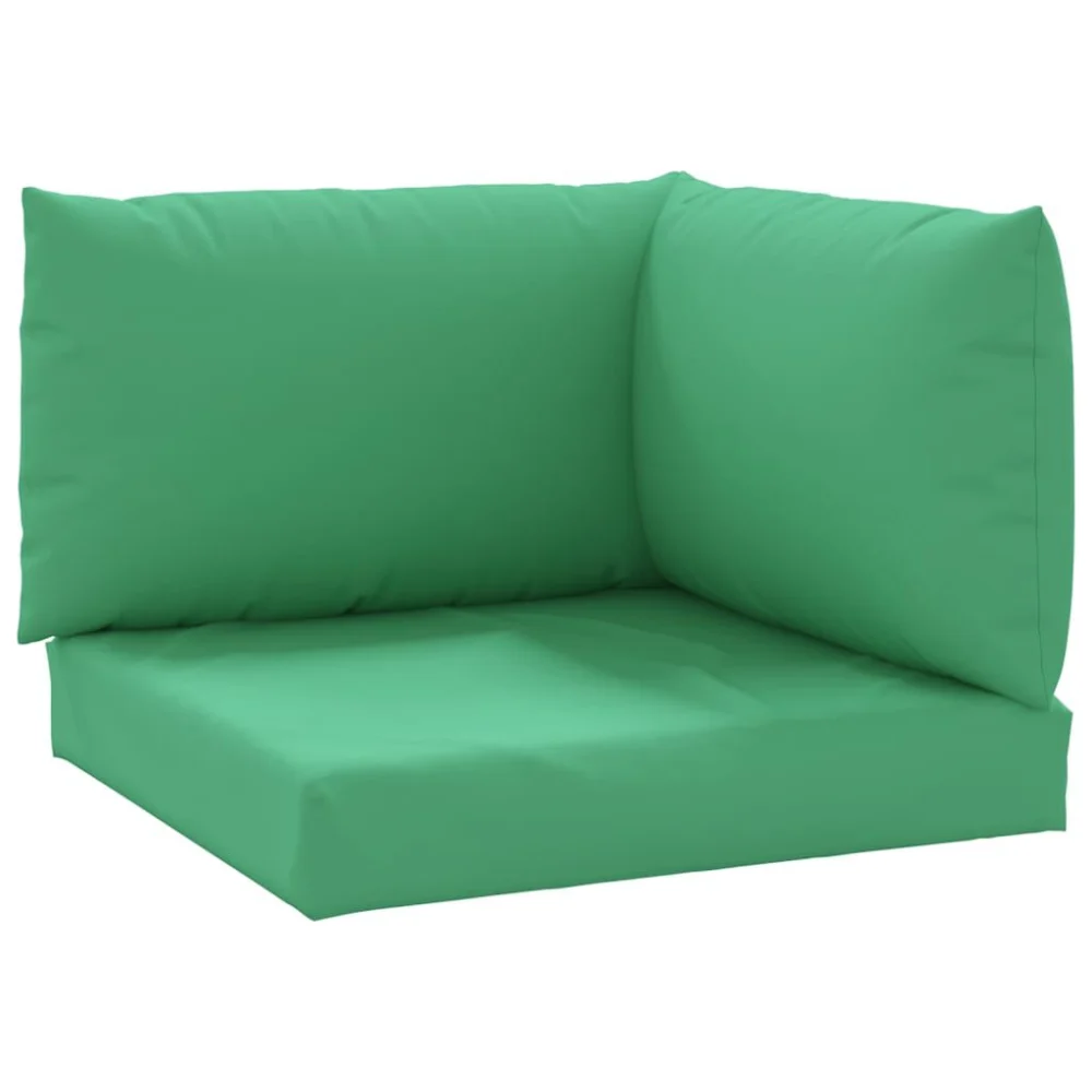 Pallet Cushions 3 Pieces Green Oxford Fabric Outdoor Seat Covers