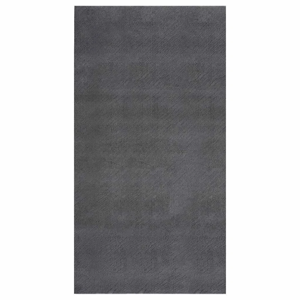 Shaggy Rug Anthracite 4x6 Feet Polyester Soft Living Room Carpet