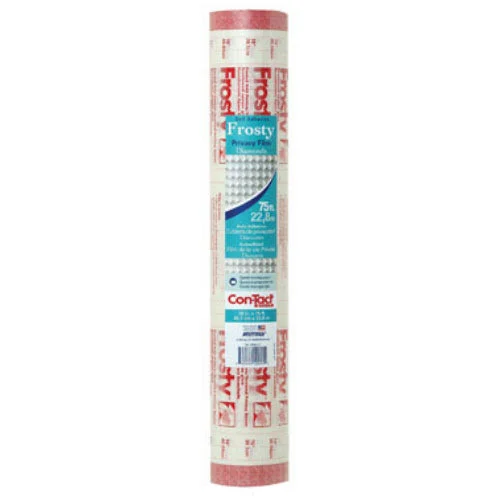 Con-Tact Brand 75F-C9905-01 Self Adhesive Clear Covering Frosty Diamond 18x75